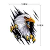 Adesivo de Carro Águia Rasgada Estereoscópico 3D Criativo Cobertura de Arranhão Adesivo para Carroceria Personalidade Desenho Animado Adesivo Decorativo À Prova D'água