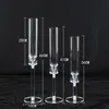 Nuevos Accesorios de Boda Señales Guía Acrílicas Señales Guía de Cristal Accesorios de Boda Escenario T Mesa de Firma Decoración