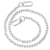 Resaltar cadena NK Corea del Sur sin rayaduras bolsa de cadena plana bolsa de cadena diagonal diy aluminio forma de O cadena para bolsa de joyería