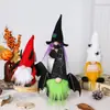 Boneco gnomo de pelúcia de Halloween transfronteiriço, boneco sem rosto de bruxa demônio múmia, decoração de mesa do festival fantasma