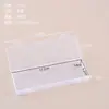 Caja de embalaje rectangular de plástico transparente, caja de exhibición de herramientas de ferretería, caja de embalaje para artículos pequeños, caja de almacenamiento de cuentas y botones