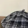 Chapéu Primavera e Outono Boina Nuvem Feminina 2025 Novo Estilo Casual Literário Chapéu de Jovem Jornaleiro Proteção Solar Chapéu Octogonal