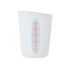 Taza medidora de silicona de doble escala, suministros para tienda de té con leche, herramientas para hornear, taza de leche suave, taza medidora de líquidos, fabricantes al contado