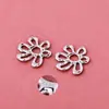 Plata de Ley S925 Finamente Elaborada Sólida Irregular Estilo Ins Colgante de Margarita Coreana Cuentas Espaciadoras Pulsera de Perlas y Cristal DIY