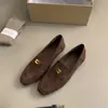 Primer Encuentro Temporada Yangqi Zapatos de Vestir Individuales para Mujer 2024 Nuevos Mocasines de Primavera y Otoño Zapatos Planos Casuales Slip-on