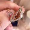 Shijia Réplica 1:1 Colar de Cisne Coração Pulsante para Mulheres Corrente de Clavícula Cisne Dinâmico Swarovski para Mulheres Fabricante Dropshipping
