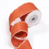 Fita de Cor Sólida com Borda Vazada de Dentes Duplos Estilo Coreano Laço DIY Acessórios de Cabelo Fita para Embalagem de Presente Fita Linha para Bolo