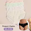 Fornecimento Exclusivo Transfronteiriço de Roupa Íntima Feminina de Algodão Puro Sem Costura, Cor Sólida Fofa Estilo Japonês com Laço, Respirável e Refrescante para Mulheres