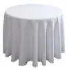 Especial Transfronterizo para Crochet Simple Liso Poliéster Mantel Redondo Grande Mantel para Mesa de Comedor Redonda Mantel para Mesa de Banquete de Hotel