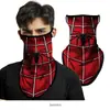 Máscara facial de triángulo colgante para oreja con patrón Mang de camuflaje de Spider-Man, bufanda de verano para protección solar de calavera de motocicleta al aire libre