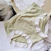 [90-140] 3049 elástico # meados da cintura alta bainha elástica confortável simples cor doce roupa interior feminina