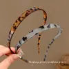 Diadema de gafas retro color carey para mujer, diadema con dientes antideslizante para salir, liga para el pelo para lavarse la cara, accesorio de pelo elegante de celebridad de internet