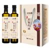 Aceite de Linaza Genuino del Fabricante Aceite Comestible 500Mlx2 Caja de Regalo Aceite de Linaza Prensado en Frío Cocina Aderezo Frío Aceite Sazonador