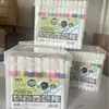 Marcador acrílico de 24/36 colores para estudiantes, pintura de bricolaje, arte, resistente al agua, pintado, marcador acrílico a base de agua