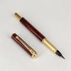 Zehao Wood Grain Caneta Estilo Pincel Conjunto de Caligrafia Lobos Pequeno Caso Médio Caso Rotativo Água da Torneira Mergulhada em Tinta Soft Brush