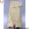 Tecido de Roupa Bordado Africano Algodão Renda Seca Tecido Ajuste Vestido Roupão