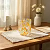Porta-velas de vidro, porta-velas artesanais, suportes criativos de vidro para velas perfumadas, enfeites de decoração para casa, disponíveis em vários tamanhos