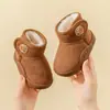 Zapatos de Nieve para Bebé 2025 Invierno Nuevos Zapatos de Algodón Suela Suave Zapatos para Bebé y Niño Pequeño Zapatos de Nieve para Exteriores Cálidos Entrega