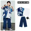 Ropa de moda hip hop para niños traje de camisa hip hop niños y niñas ropa de actuación hiphop marca de moda infantil 61 ropa de actuación