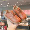 Nuevos Zapatos de Cuero Estilo Coreano para Niños 2026 Zapatos Casuales Mocasines Primavera y Otoño Suela Suave Estilo Británico Zapatos para Bebés y Niños Zapatos de Moda