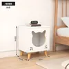 Cama para Gato Mesa de Cabeceira, Casa Pequena Multifuncional para Gatos, Cama para Cachorro, Armário de Armazenamento, Resistente ao Desgaste, Cama para Gato para Todas as Estações, Simples e Moderna