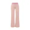 Pantalones Casuales de Tiro Bajo Estilo Europeo y Americano Acampanados para Mujer, Nuevo Otoño Rayados Sexy que Alargan las Piernas Pantalones Acampanados para Caminar