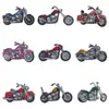 Vários patches bordados coloridos de motocicleta em estilo street americano para decoração DIY de jaquetas e bolsas para entusiastas de ciclismo
