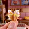 Accesorios de Resina DIY Mermelada Simulada Helado Casa de Muñecas Comida Miniatura Modelo de Juguete Ob11 Escena