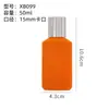 Ventas Directas de Fábrica Botella de Perfume Flotada 50ml Botella de Recarga de Perfume Procesamiento y Personalización Botella de Vidrio Transparente Botella Vacía