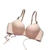 Ropa Interior Transpirable Cómoda Simple de Venta Caliente en Comercio Exterior Transfronterizo con Bloques de Color, Push-Up, Ajustable, sin Aros, Sujetador Sexy