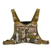 Bolsa Táctica de Pecho Camuflajeada para Exteriores para Hombre, Bolsa Colgante de Pecho para Ciclismo Transfronteriza, Chaleco Funcional de Camping Nuevo, Bolsa de Cintura