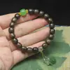 Pulseira de Buda com Contas Estilo Antigo com Pixiu Esculpido e Vagem de Lótus, Contas de Oração Simples e Elegantes Presente para Homens e Mulheres