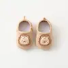 Zapatos de Caminar para Bebé de Suela Suave para Primavera y Otoño, Zapatos Elásticos de Dibujos Animados, Suela de Tela Antideslizante, Zapatos de Piso para Muñeca