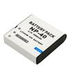 Bateria de lítio compatível com Casio NP-40 CNP40 para câmera digital com decodificação completa