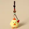 Pingente Chaveiro de Carro de Madeira Artesanal Pintinho Estilo Curativo Charme de Bolsa Presente para Namorada Ornamento Transfronteiriço