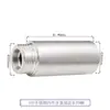 Conector Rosqueado de Aço Inoxidável de 4 Pontos, Adaptador Direto com Rosca Interna e Externa, Conector de Tubo de Extensão Espessado de 6 Pontos para 4 Pontos, Conexões para Tubos de Água