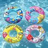Anillo de cristal engrosado doble para natación debajo del brazo, anillo de cristal, anillo inflable para natación, playa, resort de playa, equipo auxiliar para natación al por mayor