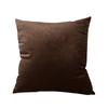 Funda de Almohada Corta de Felpa Estilo Ins Color Sólido Simple Cojín de Sofá Almohada de Franela Venta al por Mayor Lujo Accesible Estilo Caliente