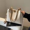 Bolso Tote de Hombro de Gran Capacidad para Mujer 2024 Bolsos Nuevos Transfronterizos Bolso Bandolera de Viaje Texturizado Retro a la Moda