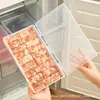 Caja de almacenamiento para refrigerador doméstico carne fresca congelada alimentos Anti-sabor cocina grado alimenticio frutas y verduras conservación caja sellada