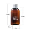 Botella de Spray Marrón de 100 ml, Botella Vacía de Hidratación para Loción, Botella Pequeña Portátil de Viaje para Rellenar Loción, Botella de Spray de Alcohol