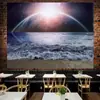 Fondo de tela de cielo estrellado lunar tela colgante ins lienzo para habitación tapiz de sala de estar pared de fondo de mesita de noche tela para pared de dormitorio de celebridad de internet