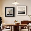Decoração de Parede para Restaurante Estilo Retrô Francês Pintura Arte Abstrata Sala de Estar Quarto Mesa de Cabeceira Mural Pintura Pendurada para Mesa de Jantar Verde