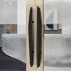 Nuevo Manija de Puerta Corredera de Vidrio Estilo Chino Antiguo Manija de Puerta de Acero Inoxidable Minimalista de Lujo Ligero