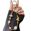 Cadena para Teléfono Móvil de Unicornio Cadena Colgante de Carrusel de Aleación Cadena para que la Princesa se Haga Rica Cuentas de Pan de Oro Cordón de Cristal para Teléfono Móvil