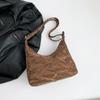 2024 moda estilo coreano simples portátil grande bolsa casual estilo ocidental grande capacidade bolsa nas axilas para estudantes