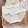 Ropa Interior de Algodón Puro para Mujer Lazo Floral Ropa Interior de Algodón Puro para Mujer Niñas Estudiante Calzones de Algodón Puro en la Entrepierna