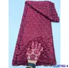 Vestido de Renda Solúvel em Água Liso para Mulheres Renda Respirável Tecido Vazado Renda Tecido Atacado Renda Francesa