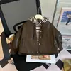 Conjunto de Dos Piezas Chaqueta de Cuero de Primavera y Otoño para Niños Modelo Nuevo 2026 Sudadera con Capucha para Niños y Niñas Moda Estilo Coreano Chaqueta de PU