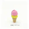 Llavero Clicker de Cono de Helado para Alivio del Estrés de Escritorio Impreso en 3D Llavero de Botón de Helado para Alivio del Estrés